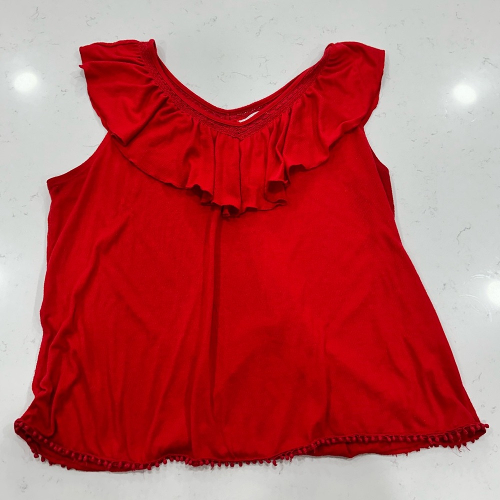 Skies Are Blue Ruffle Blouse